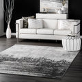 Nuloom Contemporary Abstract Blue Rug 9 X 12 9 X 12