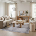 Nuloom Bayberry Spill Proof Vintage Machine Washable Area Rug