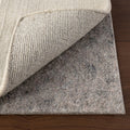 Nuloom Premium Grey Eco Friendly Non Slip Felted Reversible Rug Pad