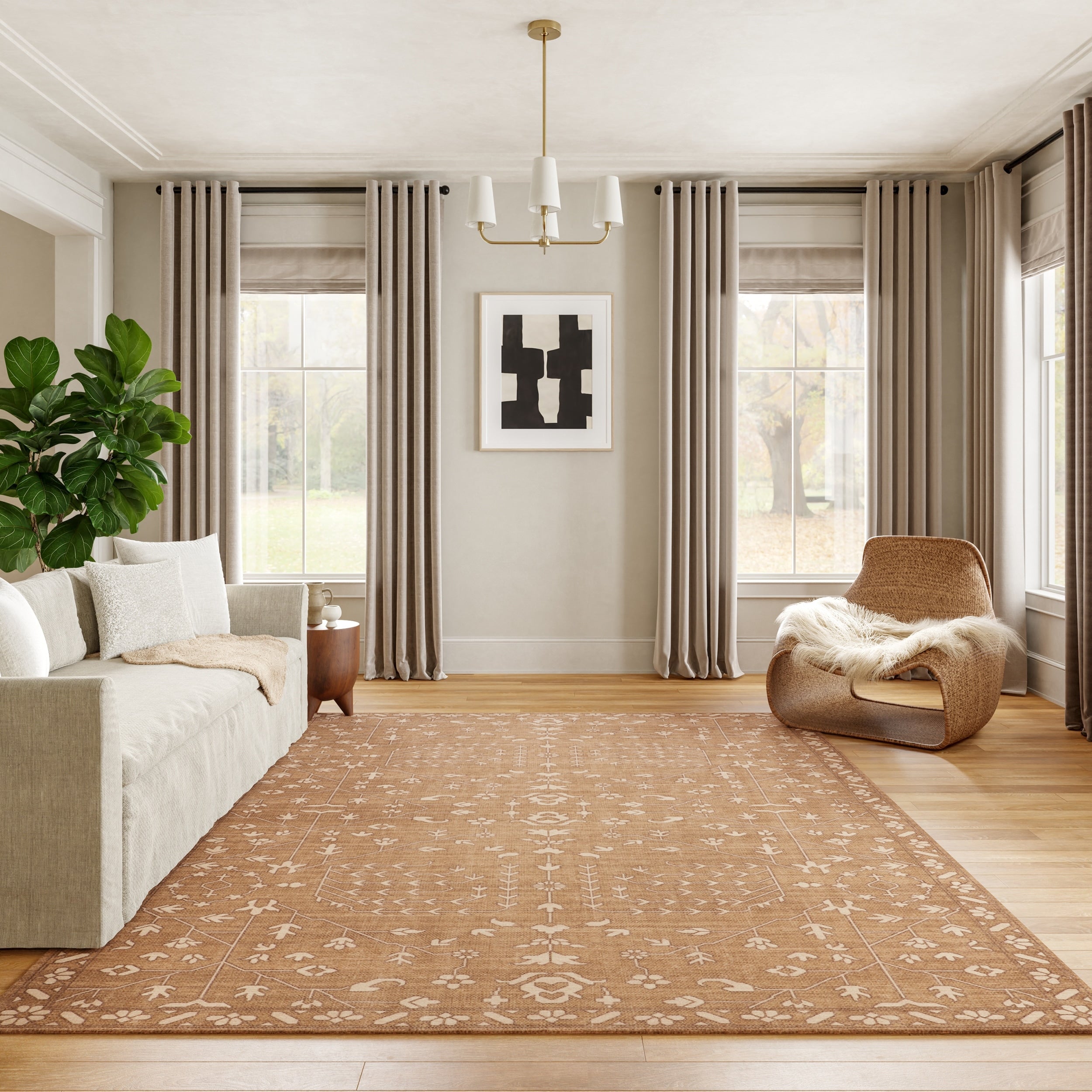 Nuloom Gretel Wool And Cotton Area Rug