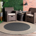Nuloom Asha Simple Border Indoor Outdoor Area Rug