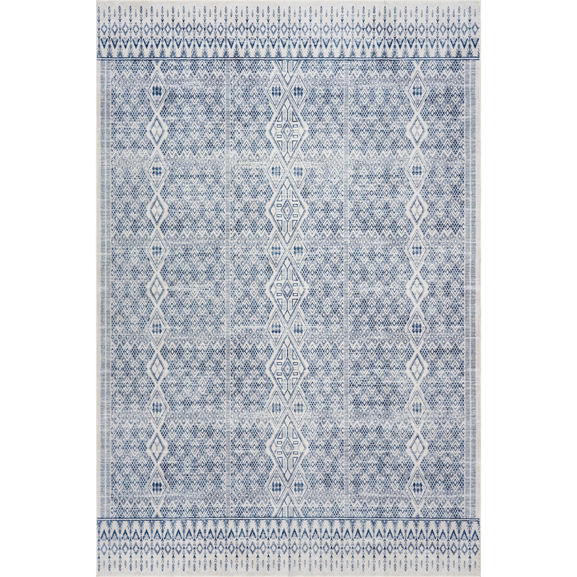 Nuloom Mirette Geometric Washable Rug