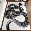 Nuloom Nila Splashguard Modern Snake Print Machine Washable Area Rug