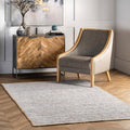 Nuloom Sabby Hand Woven Leather Flatweave Area Rug