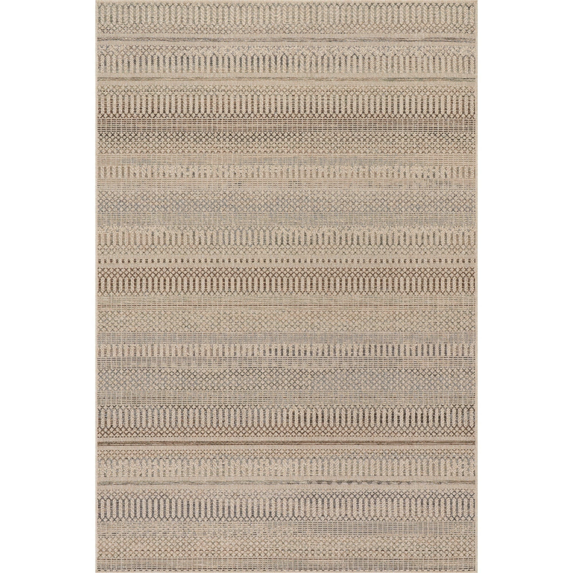 Nuloom Saravine Bohemian Striped Area Rug