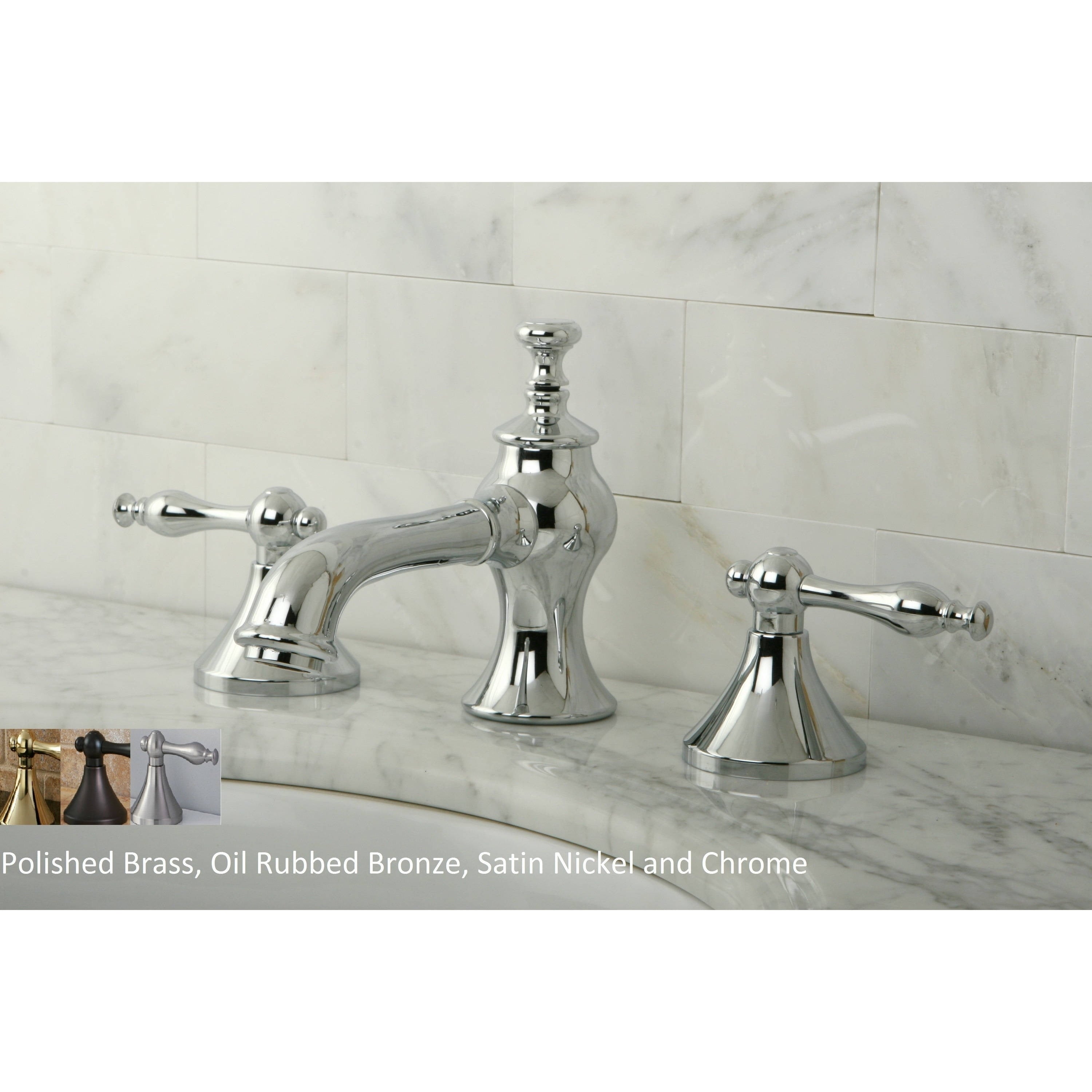 Nuovo Lever Widespread Bathroom Faucet