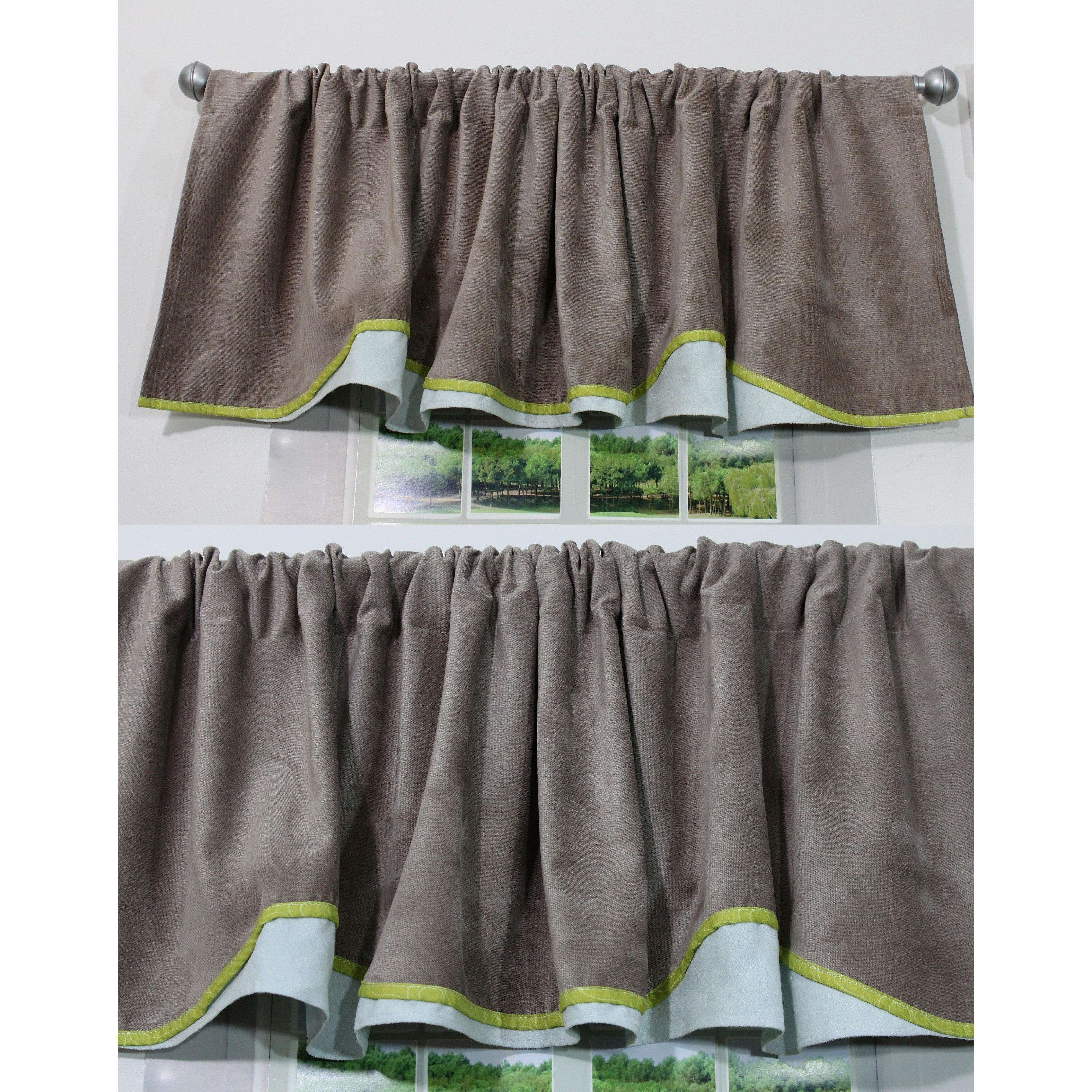 Nurture Cocoa Valances 2 Window Saver Pack