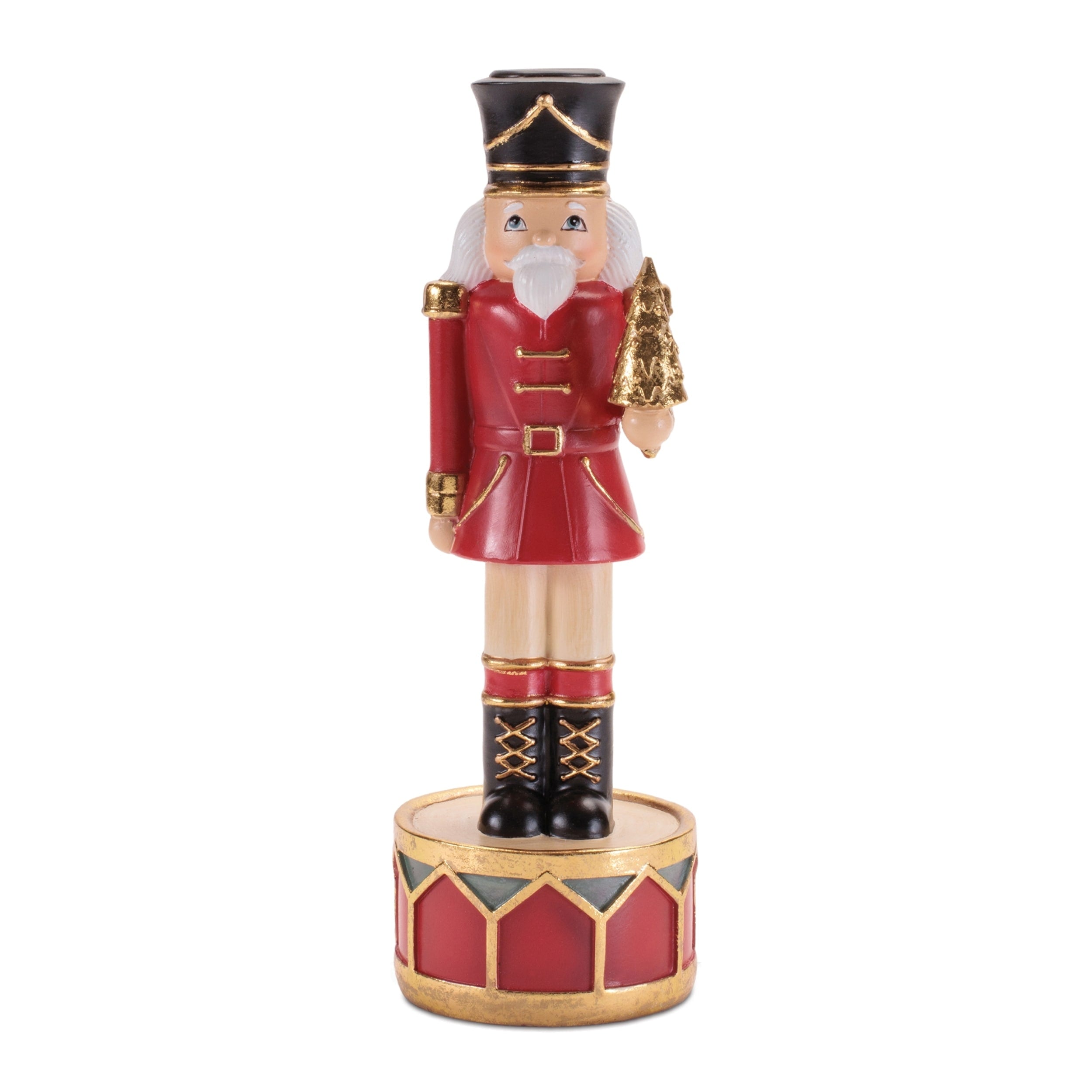Nutcracker Soldier Candle Holder Set Of 2