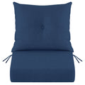 Nuu Garden 23 X 24 Inch Outdoor Olefin Chair Cushion Set Tufted Design