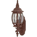 Nuvo Lighting 60 886 Central Park 1 Light 20 Tall Outdoor Wall Sconce With Clear Glass Shade Old Bronze N A