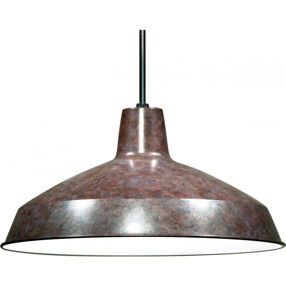 Nuvo Lighting 76 662 Single Light 16 Wide Pendant With Metal Shade