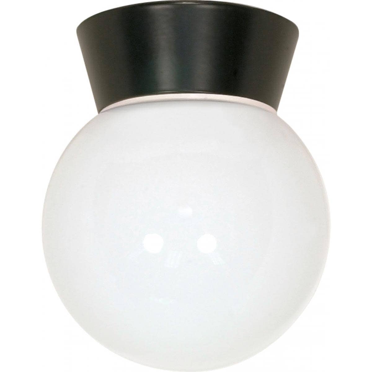 Nuvo Lighting 77 153 Single Light 6 Wide Outdoor Semi Flush Globe
