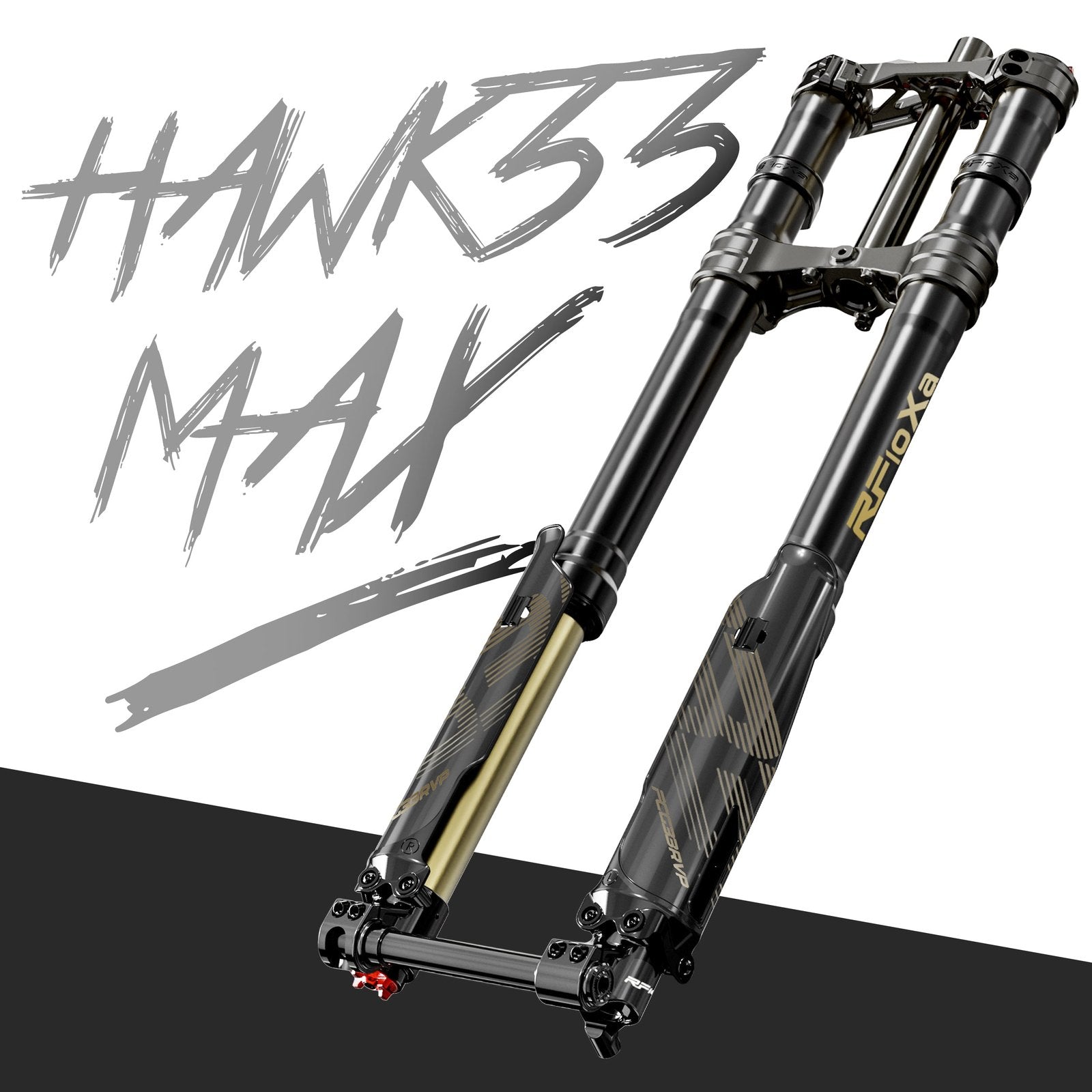 RFLOXA HAWK33 MAX BLACK Front Fork & Rear Shock Bundle TALARIA MX5