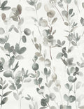 Joyful Eucalyptus Wallpaper by Candice Olson, Grey Swatch