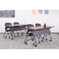Flip Top Training Table 60 X 24 With Titanium Frame