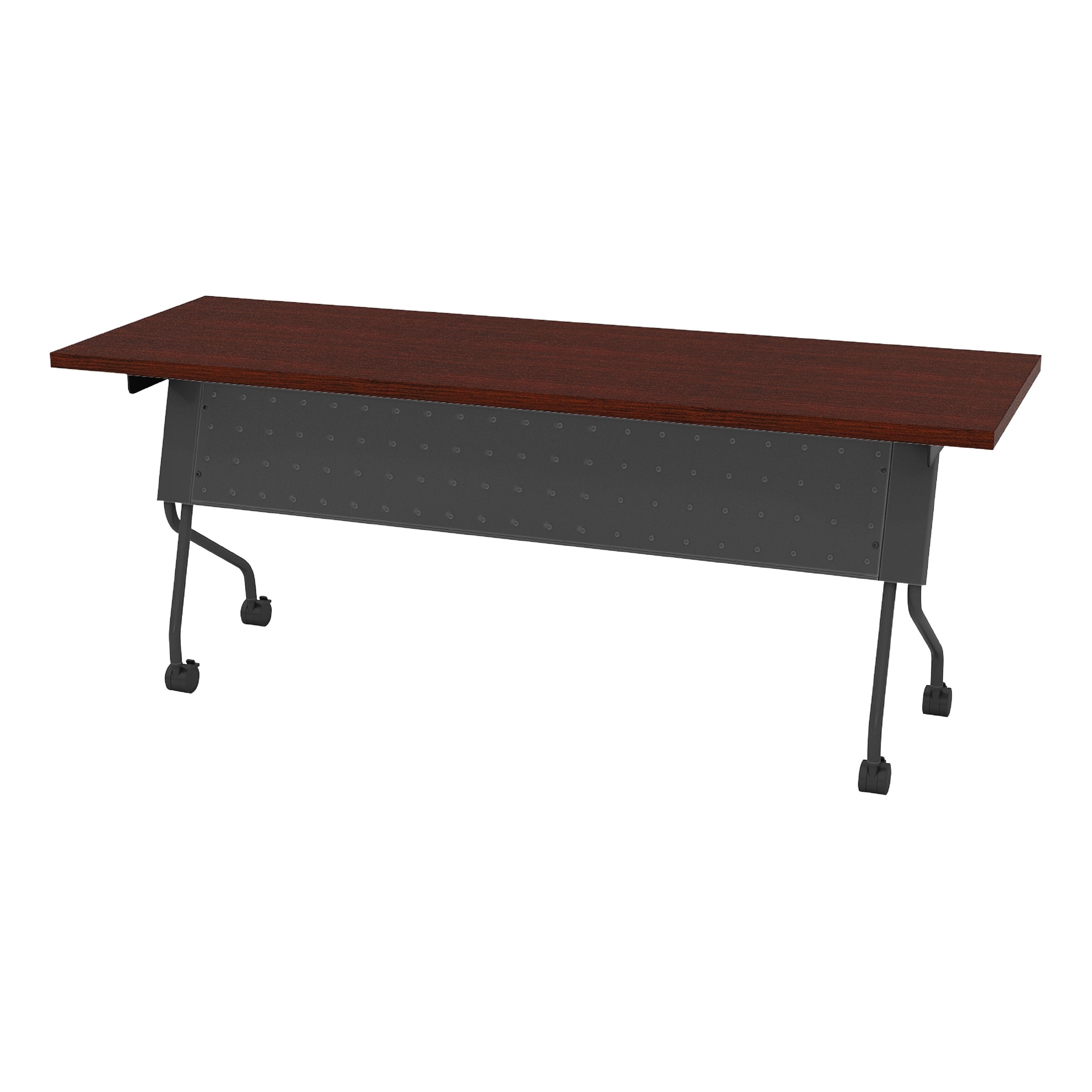 Flip Top Training Table 72 X 24 With Titanium Frame