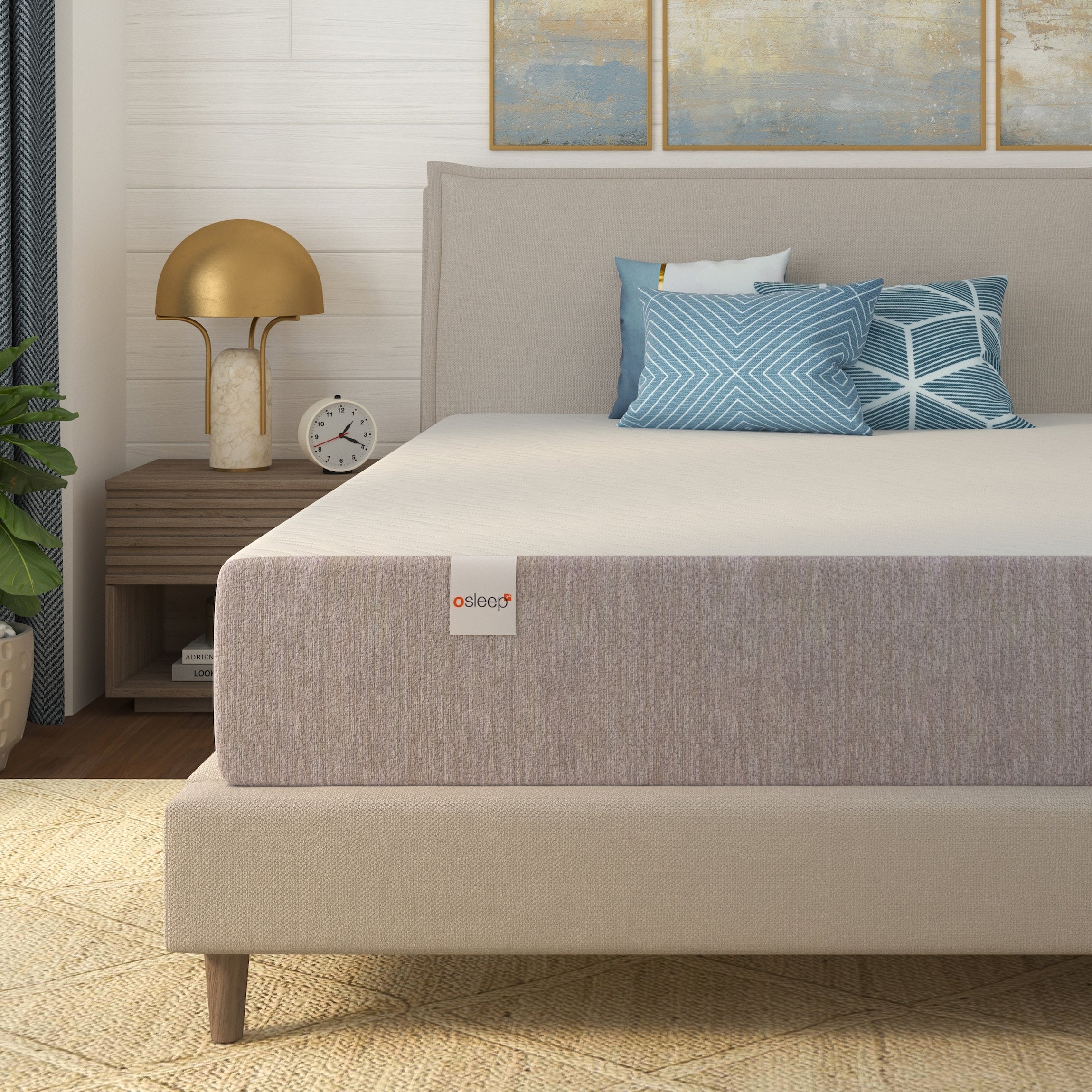 Select Luxury 12 Inch Queen Size Medium Firm Gel Memory Foam Mattress