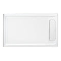 Ove Decors Anti Slip White Shower Base 60X36 In With Side Hidden Drain