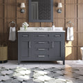 Ove Decors Tahoe 48 In. Dark Charcoal Vanity With 1 Mirror Included