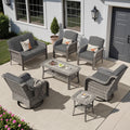 Ovios 7 Piece Outdoor Patio Style Wicker Sofa Set