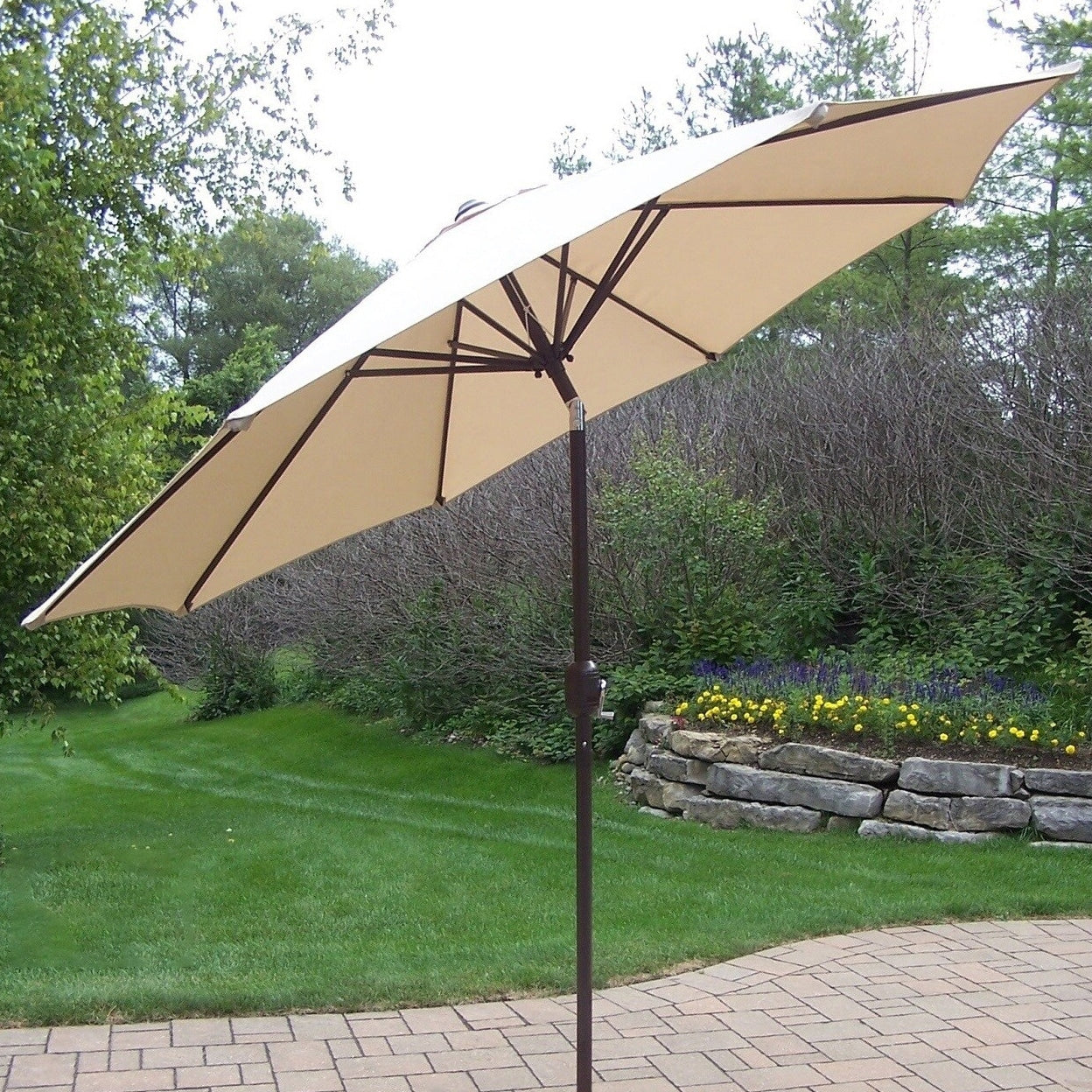 Oakland Living Corporation Polyester 9 Foot Market Umbrella