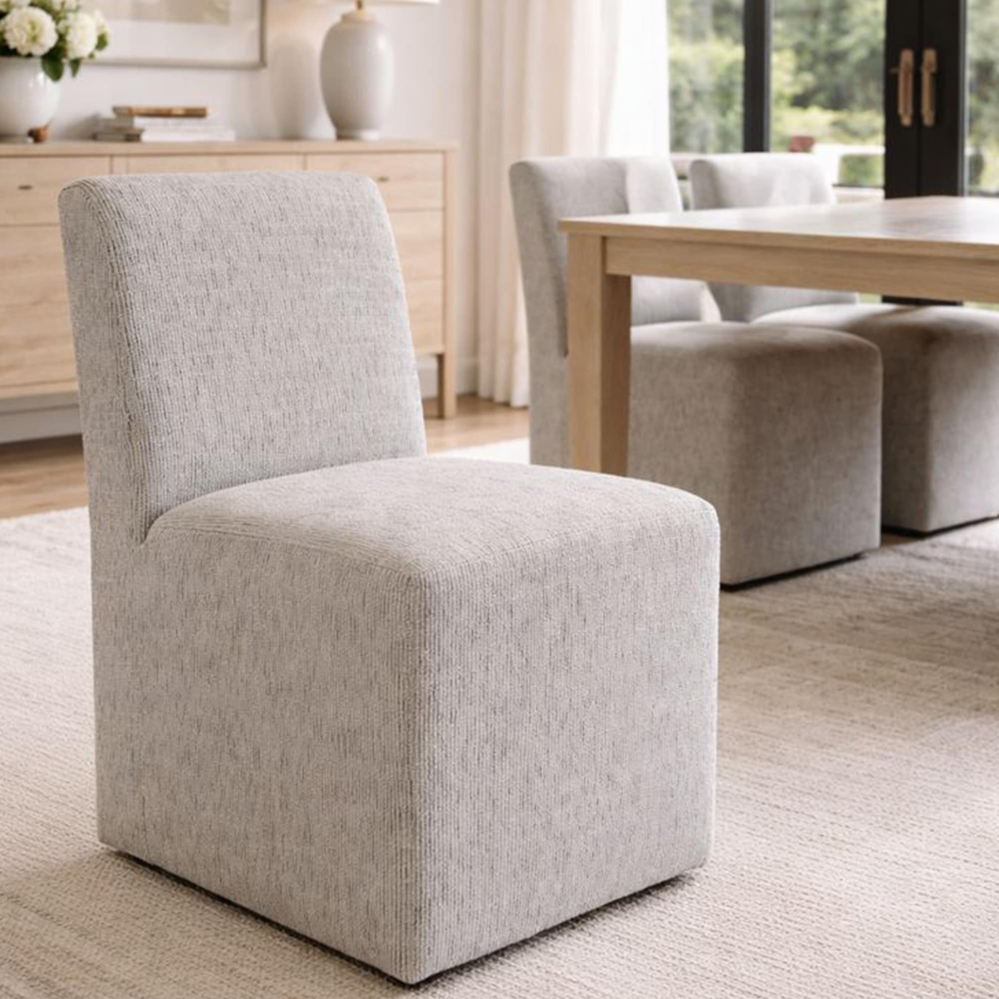 Oakville Dining Chair With Casters