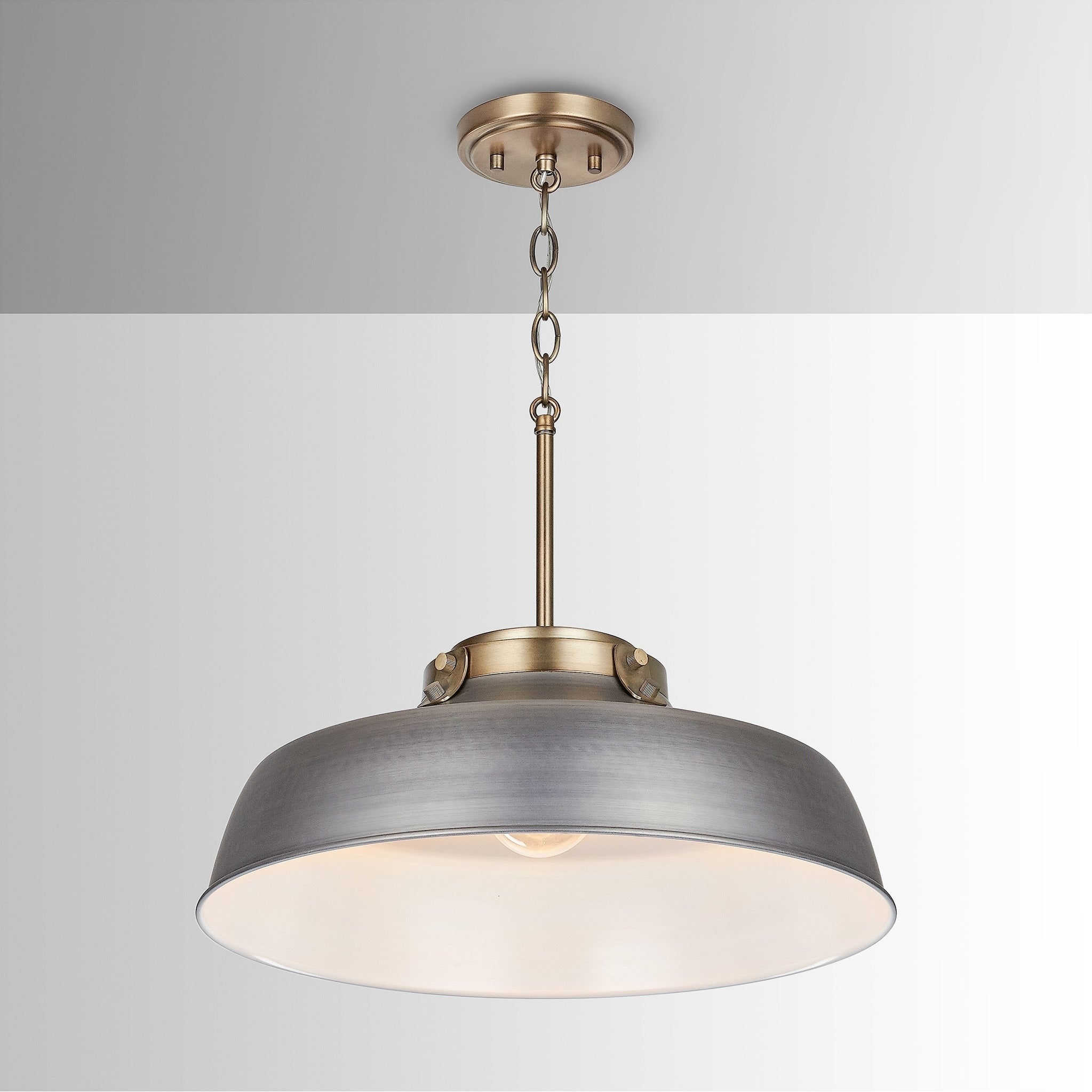 Carbon Loft Jennie 1 Light Antique Nickel Pendant