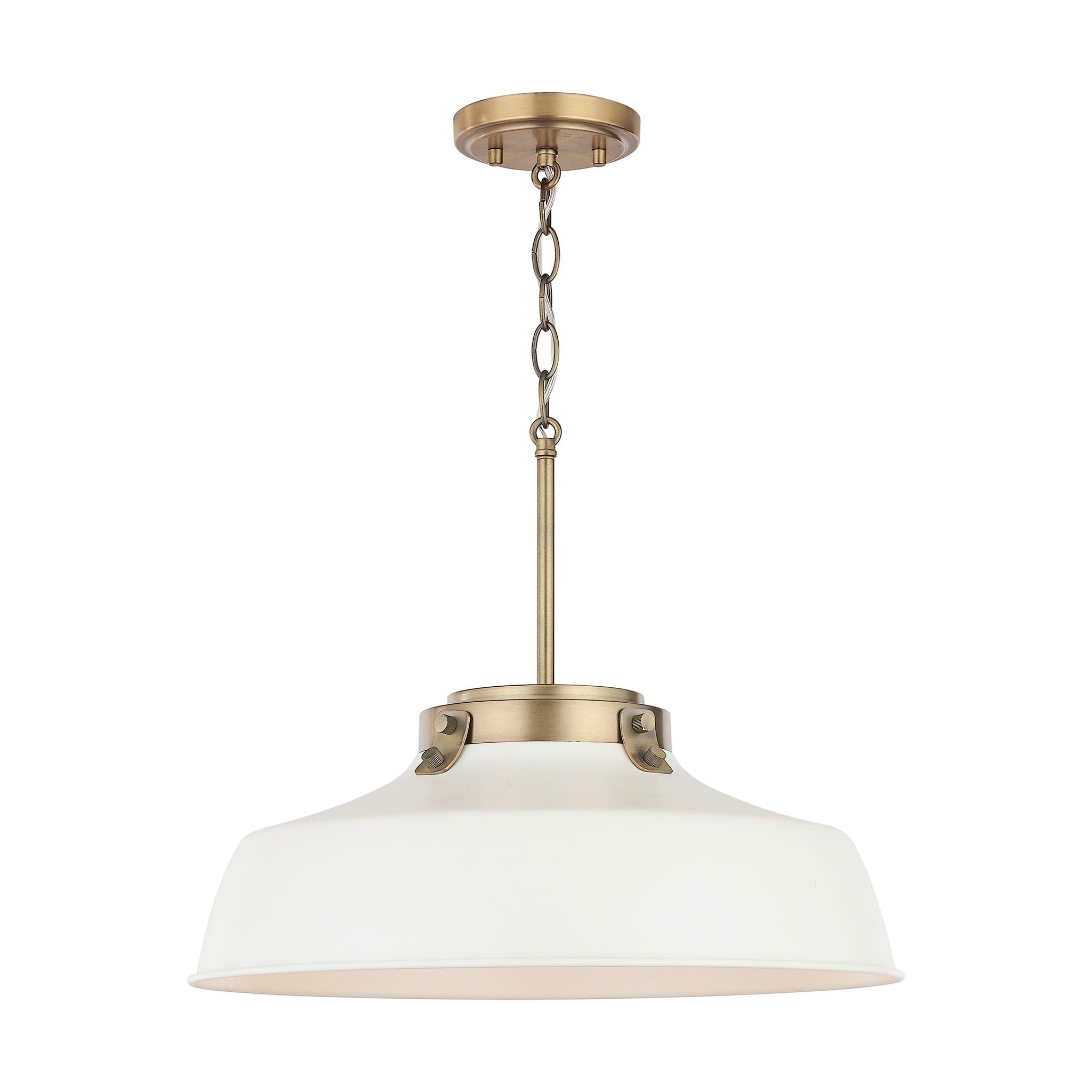 Carbon Loft Jennie 1 Light Matte White Pendant