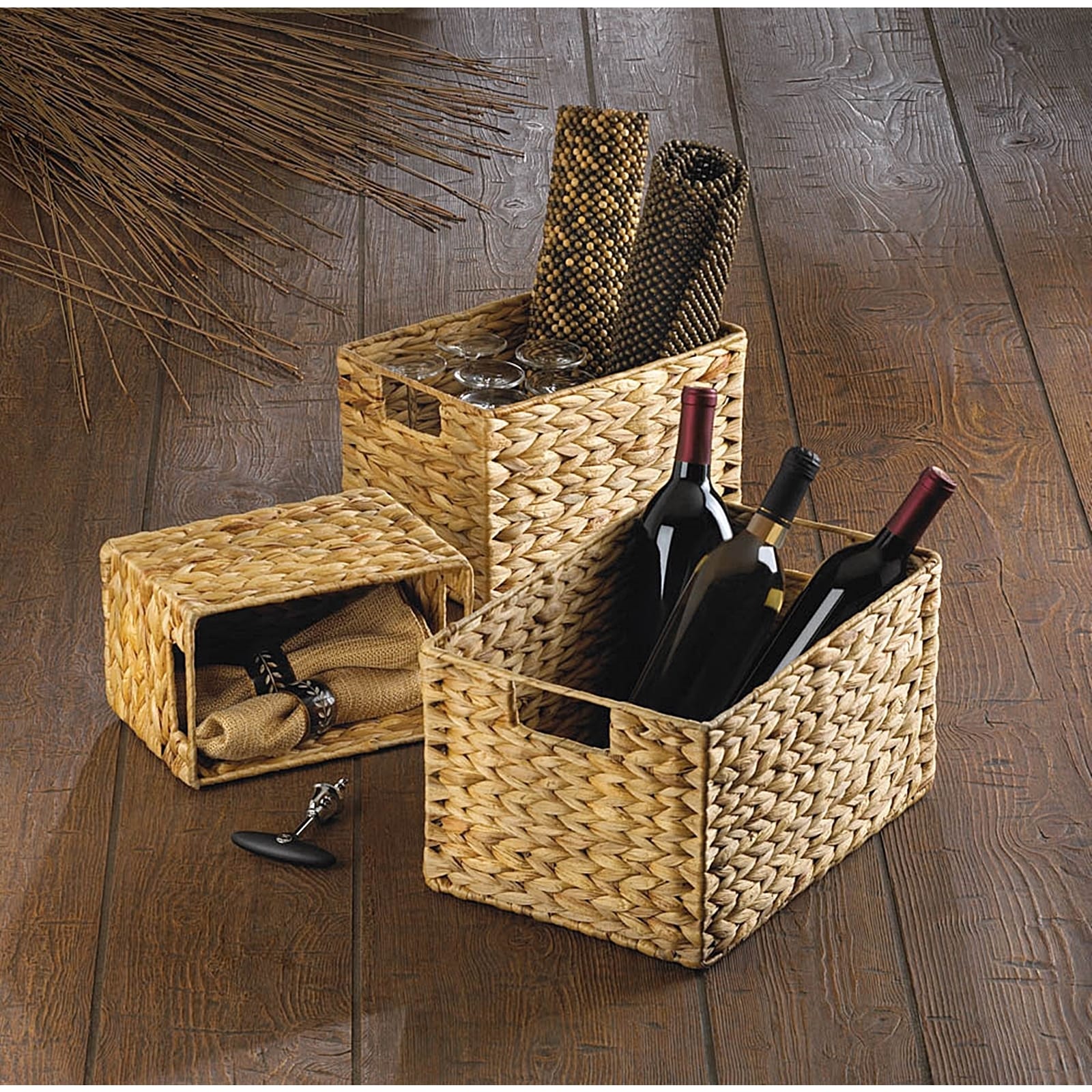 Oblong Nesting Baskets 3 Piece
