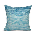 Ocean View Geometric Print 20 Inch Throw Pillow