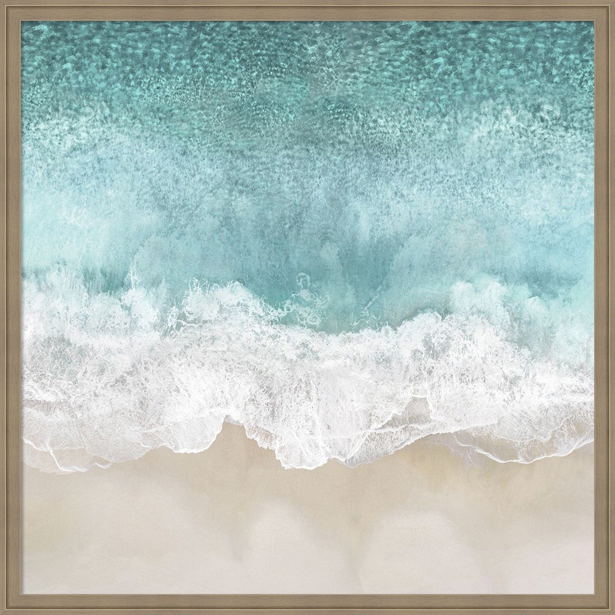 Ocean Waves I By Maggie Olsen Framed Mounted Canvas Wall Art Print