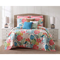 Oceanfront Resort Coco Paradise Printed Cotton 3 Piece Quilt Set