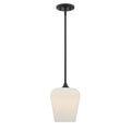 Octave 1 Light Pendant In Matte Black