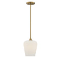 Octave 1 Light Pendant In Warm Brass