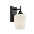 Octave 1 Light Wall Sconce In Matte Black
