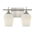 Octave 2 Light Bathroom Vanity Light In Satin Nickel
