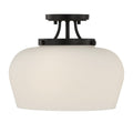 Octave 3 Light Ceiling Light In Matte Black