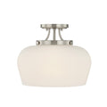 Octave 3 Light Ceiling Light In Satin Nickel