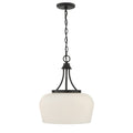 Octave 3 Light Pendant In Matte Black