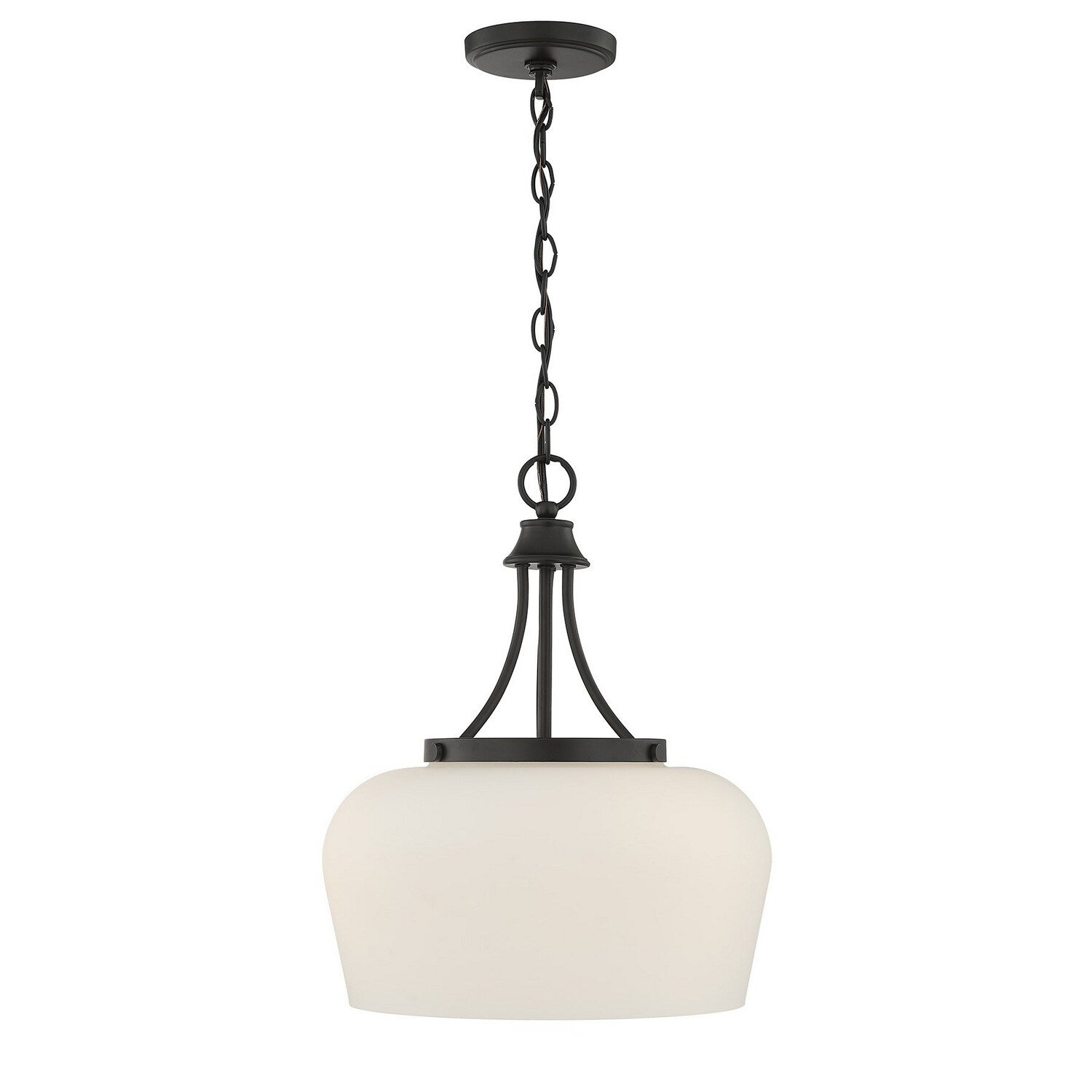 Octave 3 Light Pendant In Matte Black