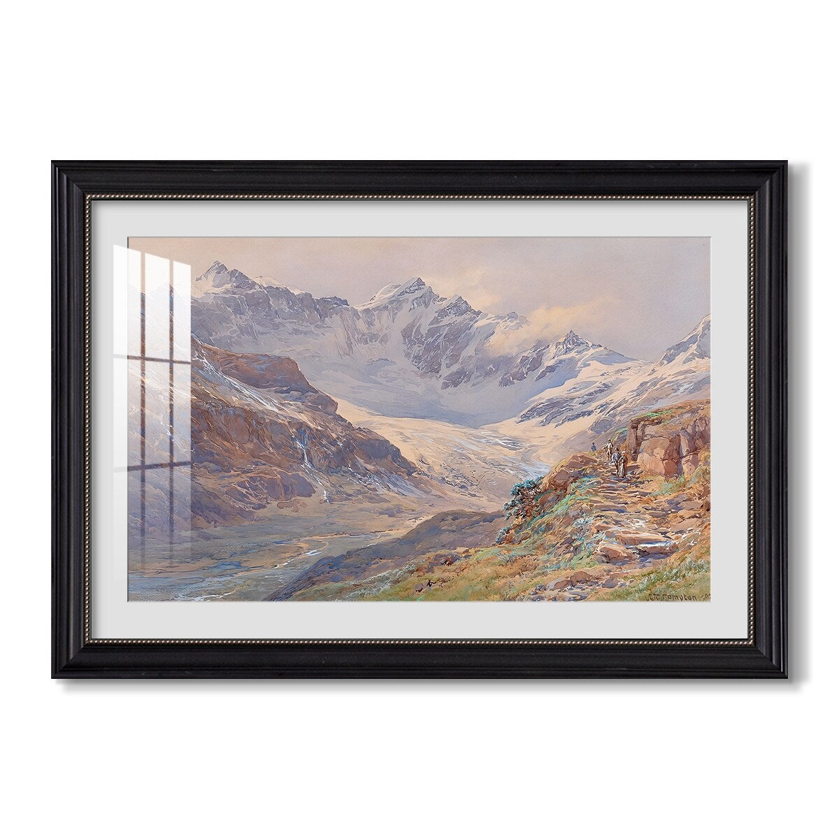 Odenwinklkees With The 1902 Edward Theodore Compton Custom Framed Print