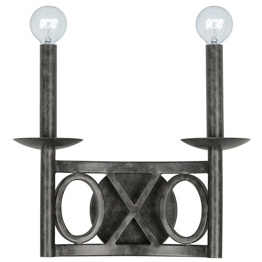 Crystorama Odette 2 Light Wall Sconce In English Bronze