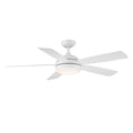 Odyssey 3 Blade Smart Compatible Damp Rated Ceiling Fan 54In Brushed Nickel With Remote Control And Wall Cradle