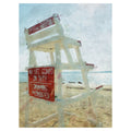 Beach Lifeguard Chair Off Duty 2 By Noah Bay Wrapped Canvas Painting Art Print Multi Color