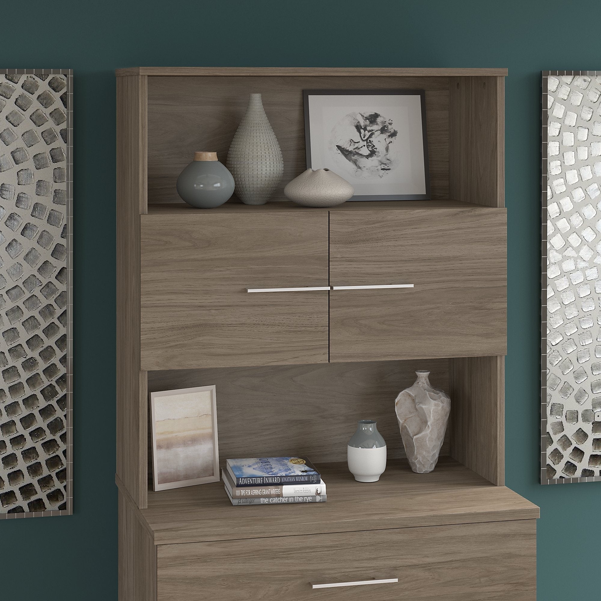 Office 500 36W Bookcase Hutch By Bush Business Furniture