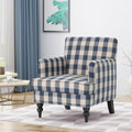 Office Chair Blue Club Chair Reception Chair Reading Chair Fabric Side Chair Armchair Dressing Chair