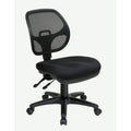 Office Star Ergonomic Armless Task Chair With Progrid Back