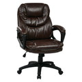 Office Star Faux Leather Managers Chair With Padded Arms