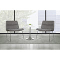 Office Star Thompson Upholstered Office Lounge Chair With Chrome Base