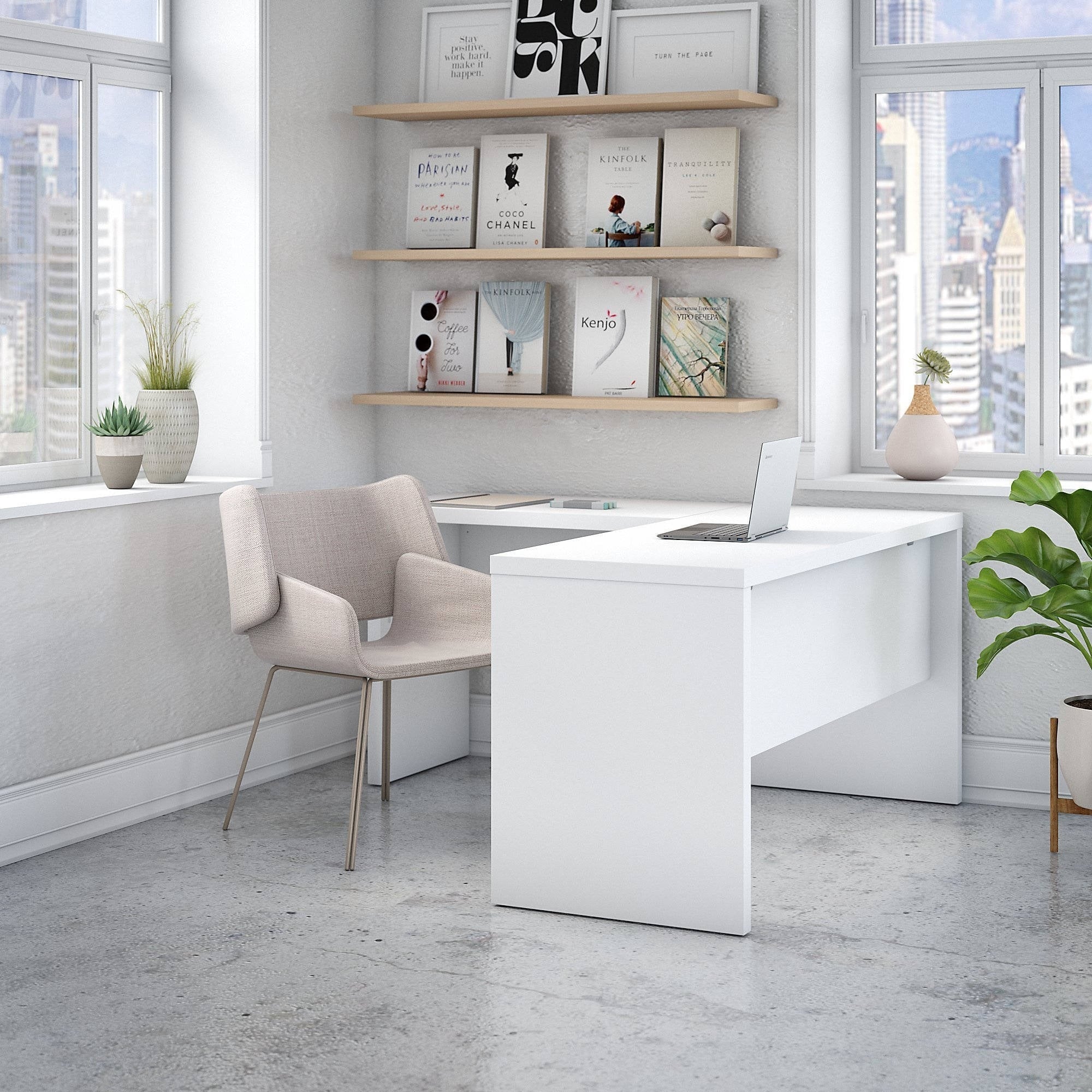 Office By Kathy Ireland Echo L Shaped Desk